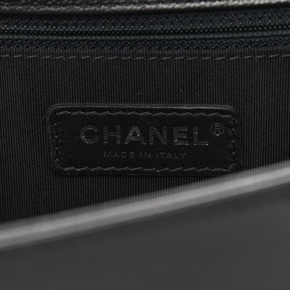 Chanel Caviar Quilted New Medium Boy Flap So Black 6 of 10