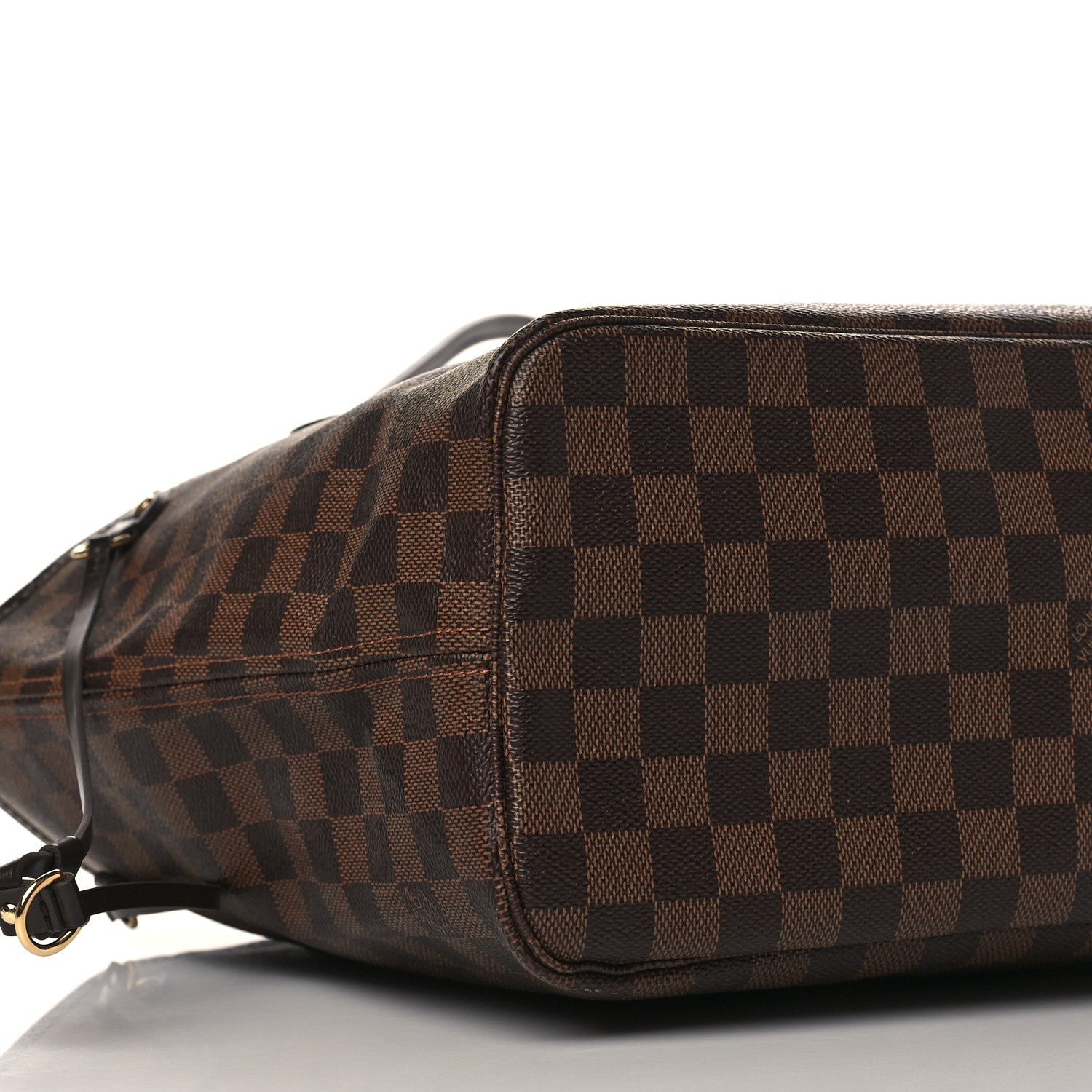 Louis Vuitton Damier Ebene Neo Neverfull MM Rose Ballerine 8 of 9