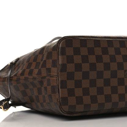 Louis Vuitton Damier Ebene Neo Neverfull MM Rose Ballerine 8 of 9