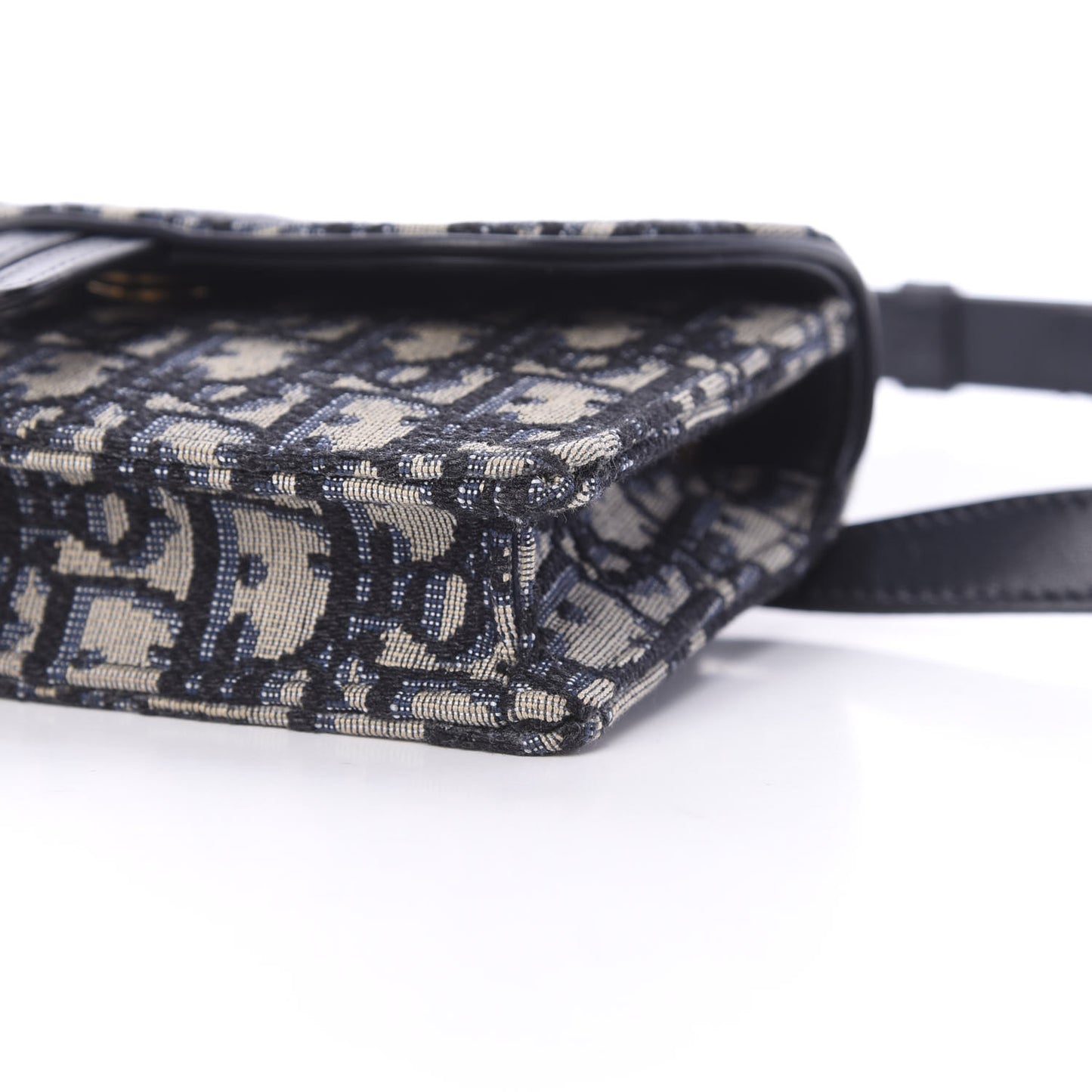 Oblique Saddle Belt Bag Blue