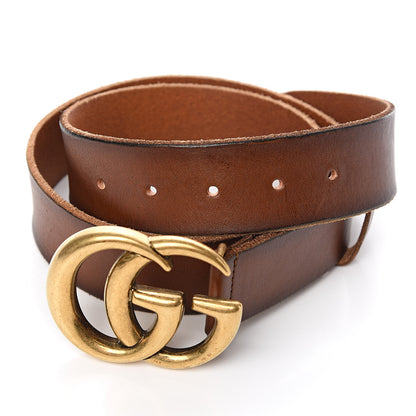 Gucci Faded Calfskin Double G 40mm Belt 85 34 Cuir 5 of 6