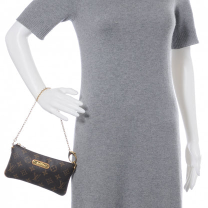 Louis Vuitton Monogram Milla Clutch MM 2 of 7