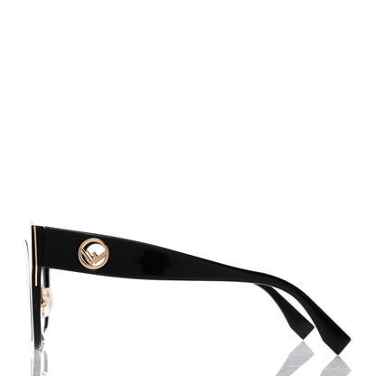 Fendi Acetate F is Fendi Cat Eye Sunglasses FF 0360/G/S Black 3 of 7