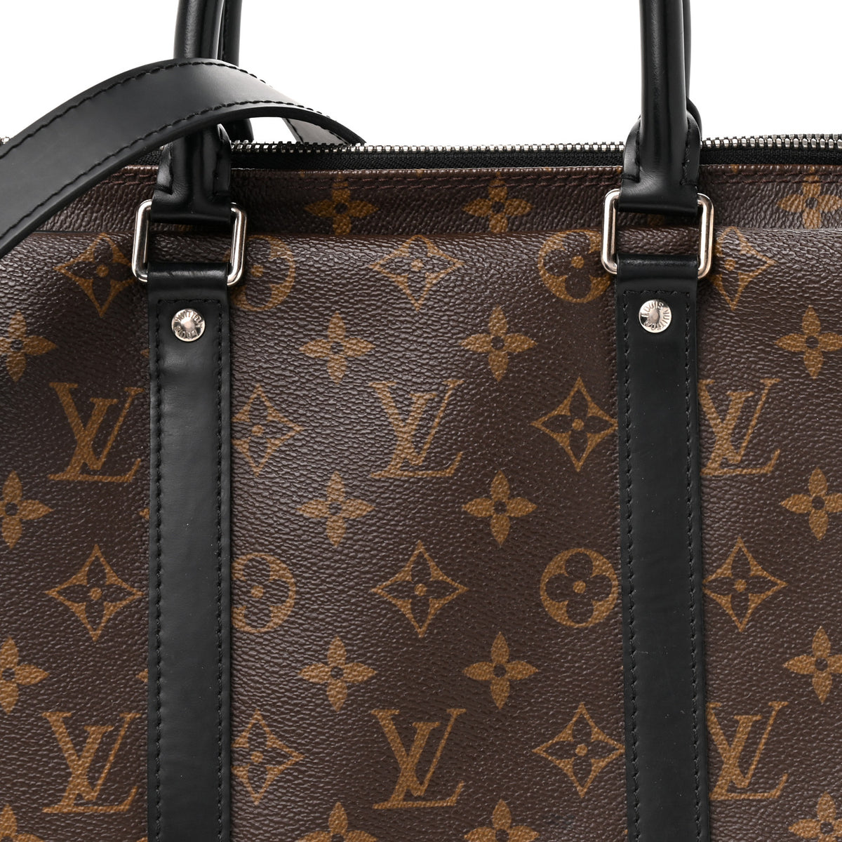 Louis Vuitton Monogram Macassar Porte-Documents Voyage PM 7 of 11