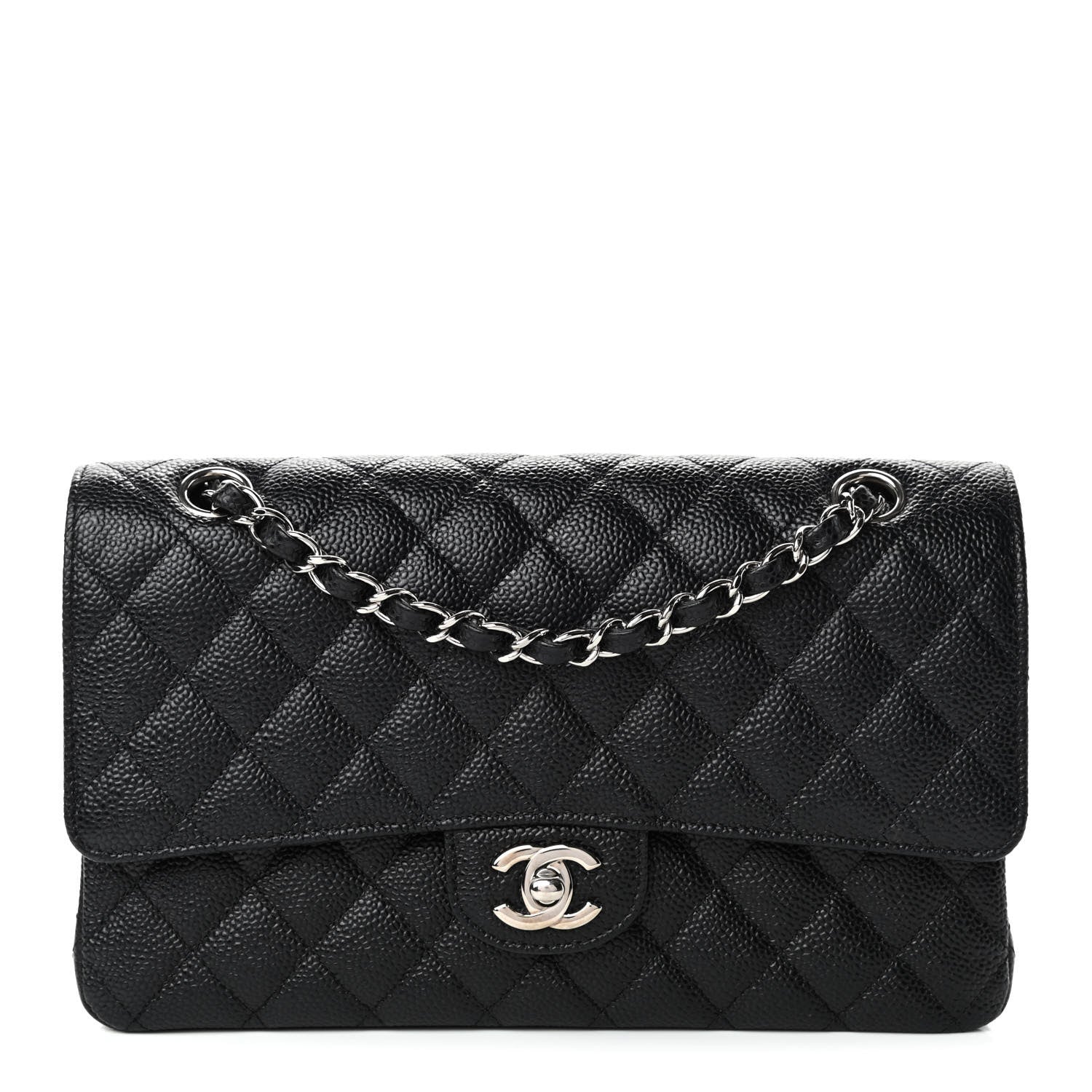 Chanel Caviar Quilted Medium Double Flap Black 1 of 4