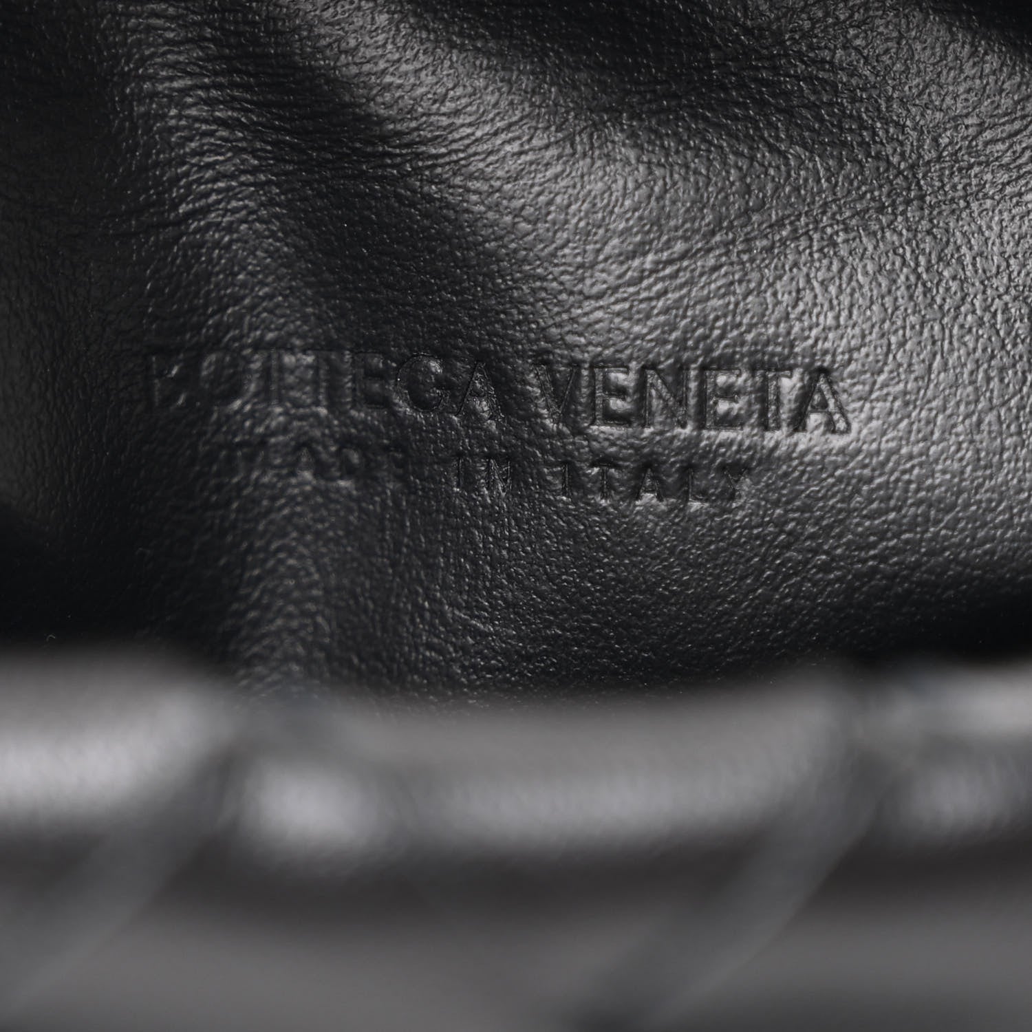 Bottega Veneta Calfskin Nappa Intrecciato Candy Wallace Black 6 of 10