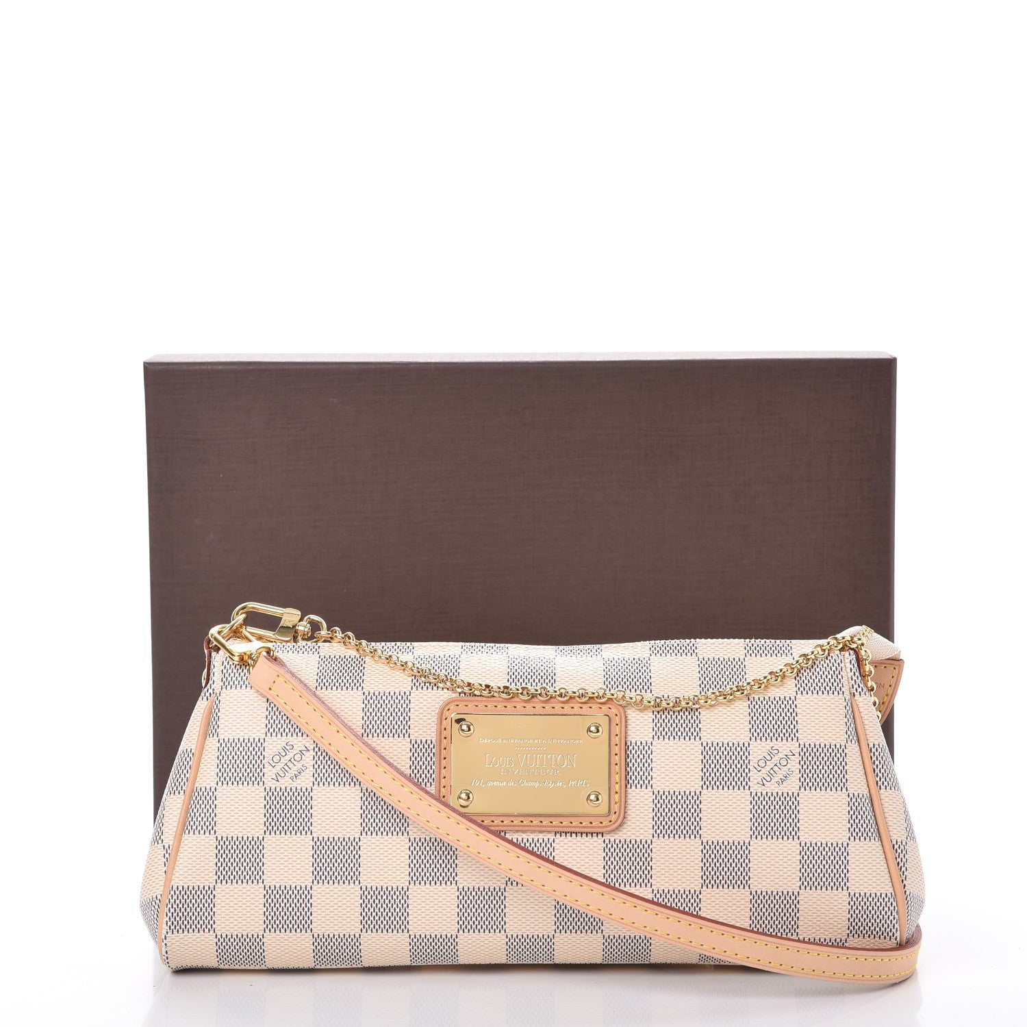 Louis Vuitton Damier Azur Eva Clutch 10 of 10