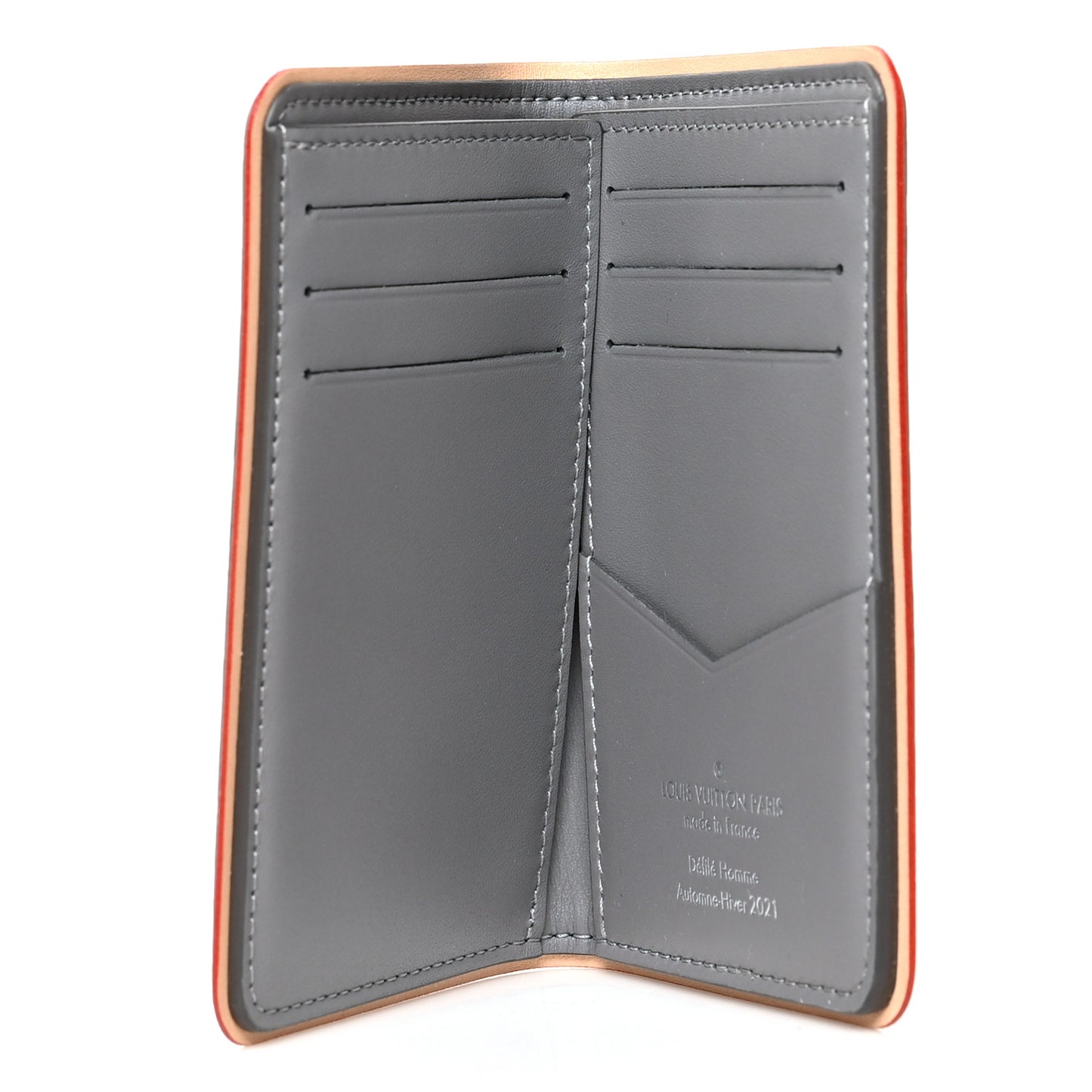 Monogram Mirror Slender Pocket Organizer