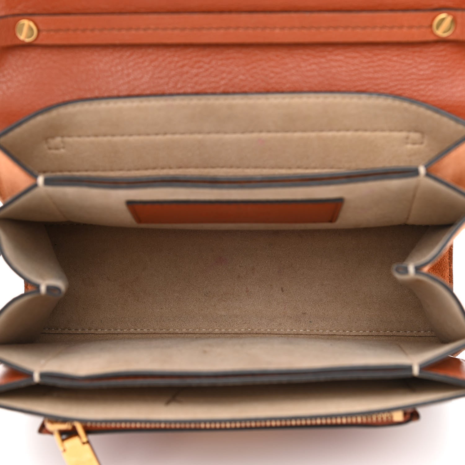 Givenchy Goatskin Suede Small GV3 Shoulder Bag Chestnut 5 of 12