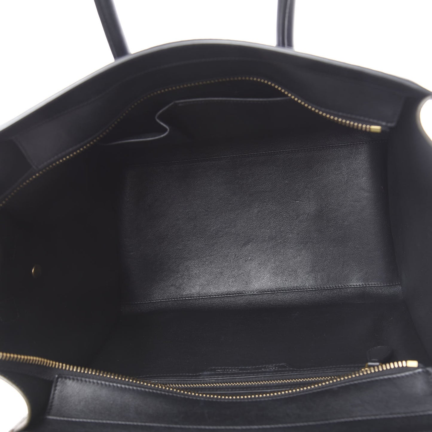 Grained Calfskin Mini Tri-Color Luggage Indigo