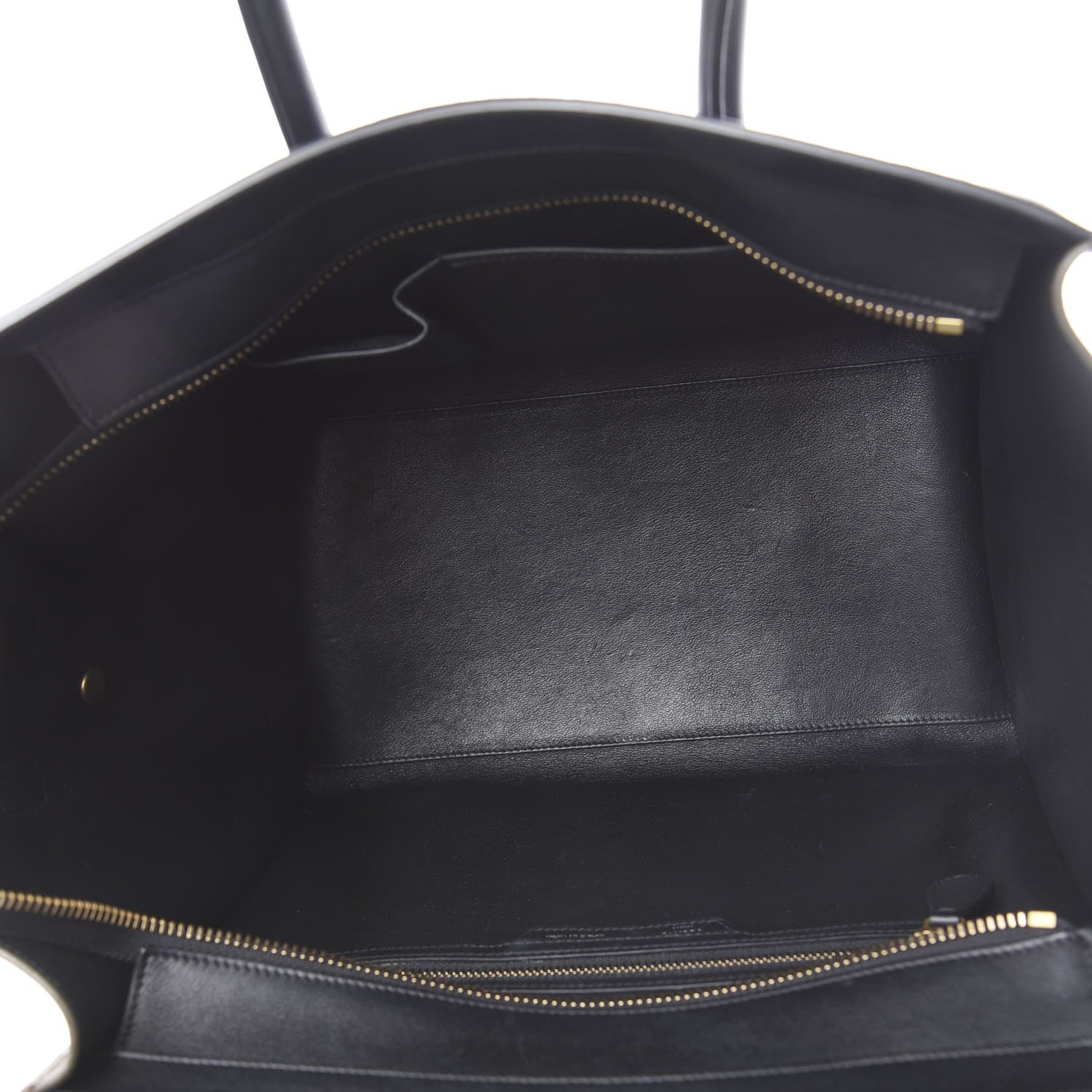 Celine Grained Calfskin Mini Tri-Color Luggage Indigo 4 of 10