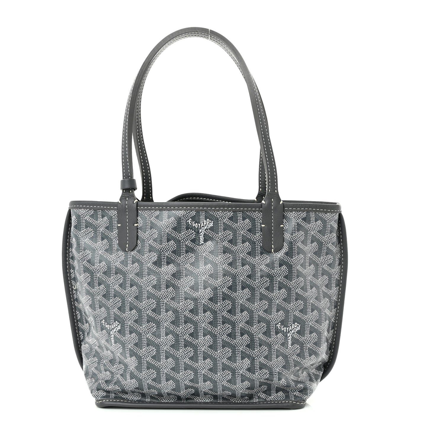 Goyardine Reversible Mini Anjou Grey