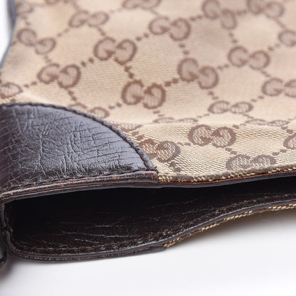 Gucci Monogram Hasler Hobo Dark Brown 12 of 13