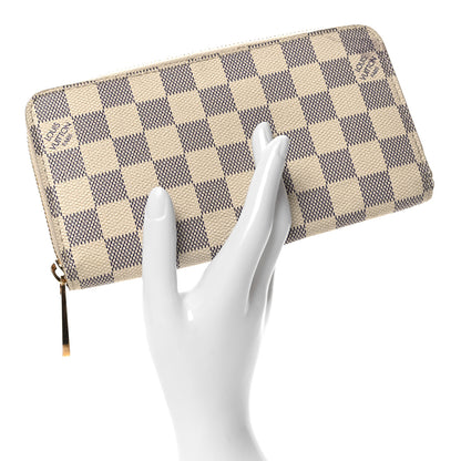 Louis Vuitton Damier Azur Zippy Wallet 2 of 11