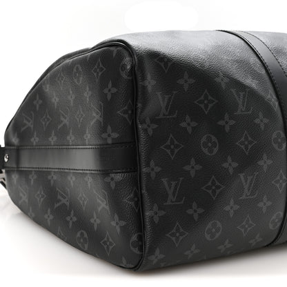Louis Vuitton Monogram Eclipse Keepall Bandouliere 45 10 of 11
