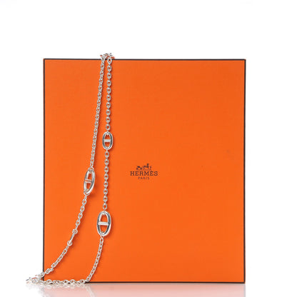 Hermes Sterling Silver Farandole Necklace 120 6 of 6