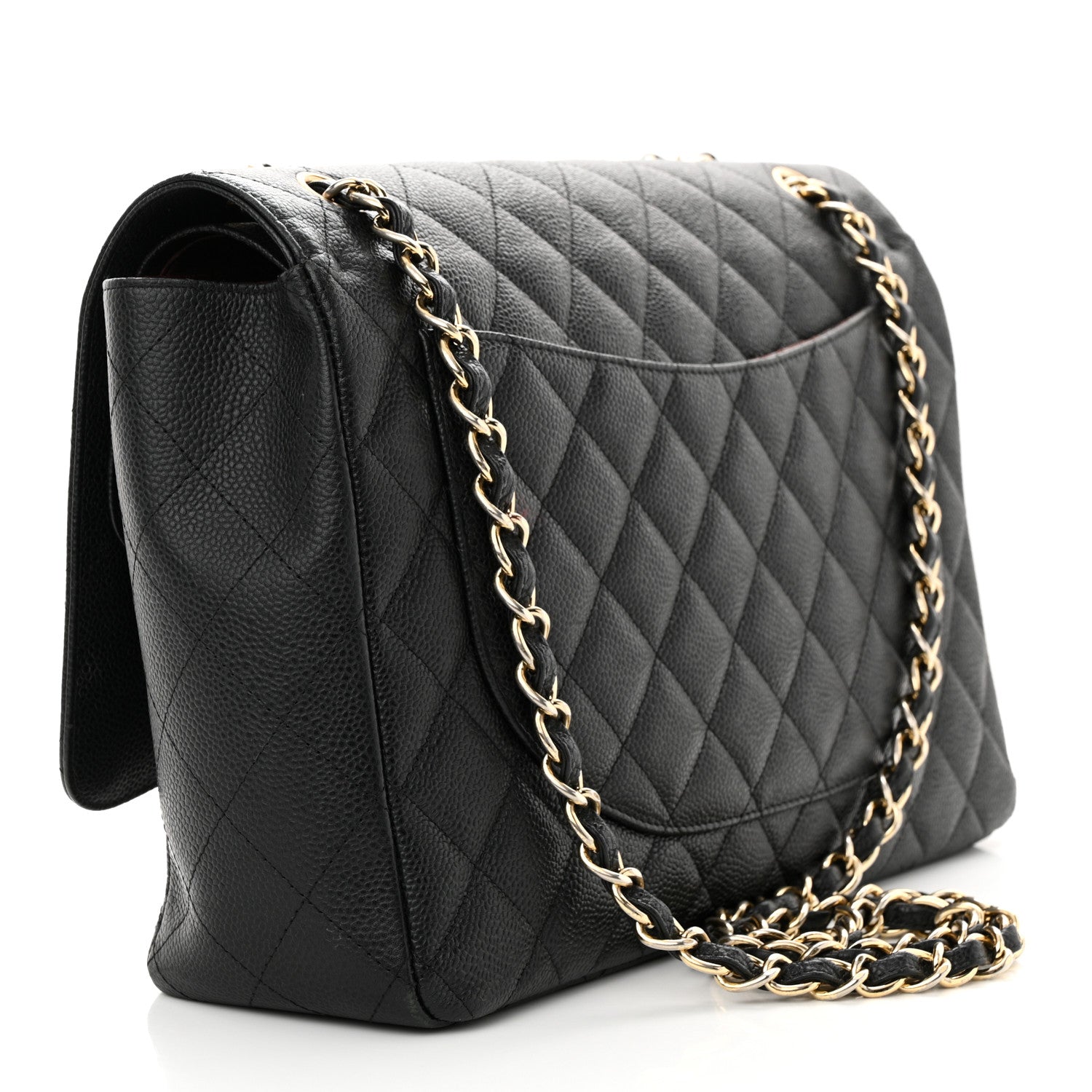 Chanel Caviar Quilted Maxi Double Flap Black 3 of 22