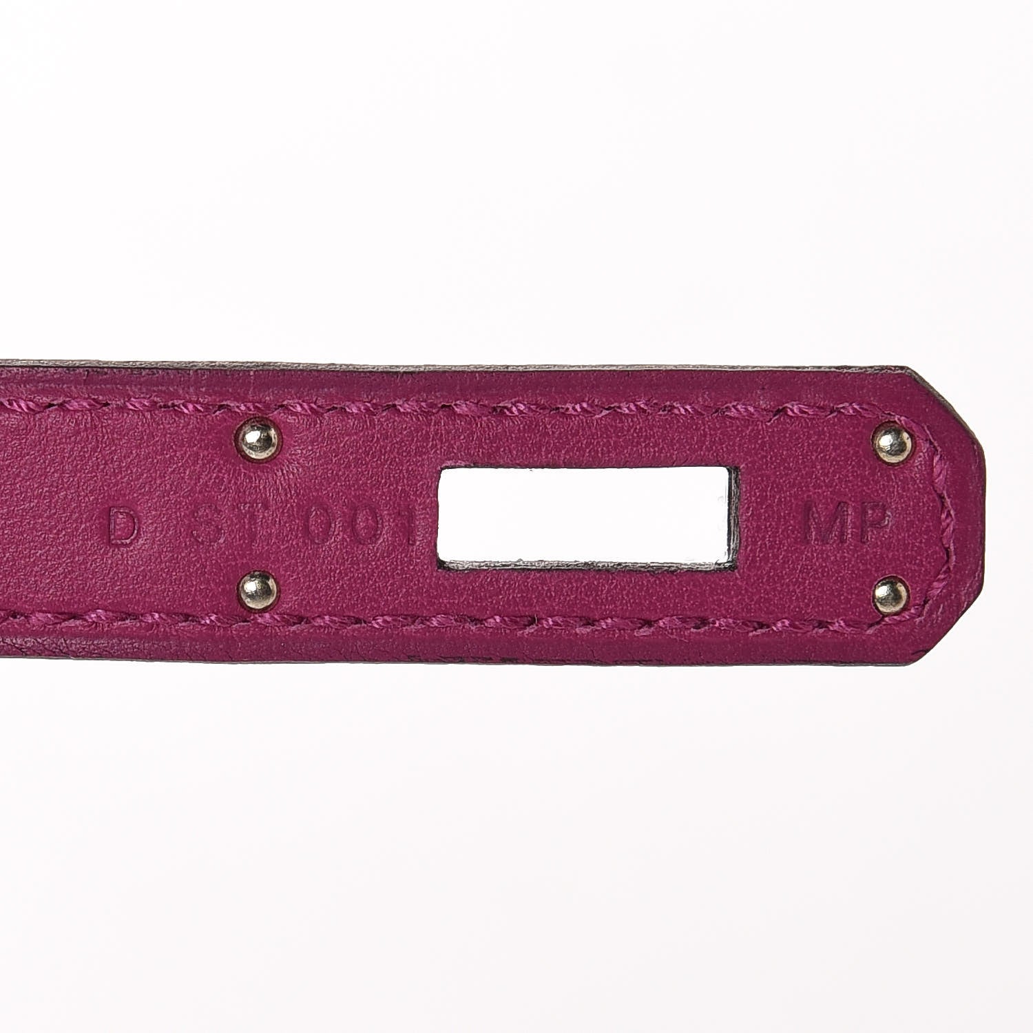 Hermes Swift Kelly Cut Clutch Pochette Rose Pourpre 8 of 10