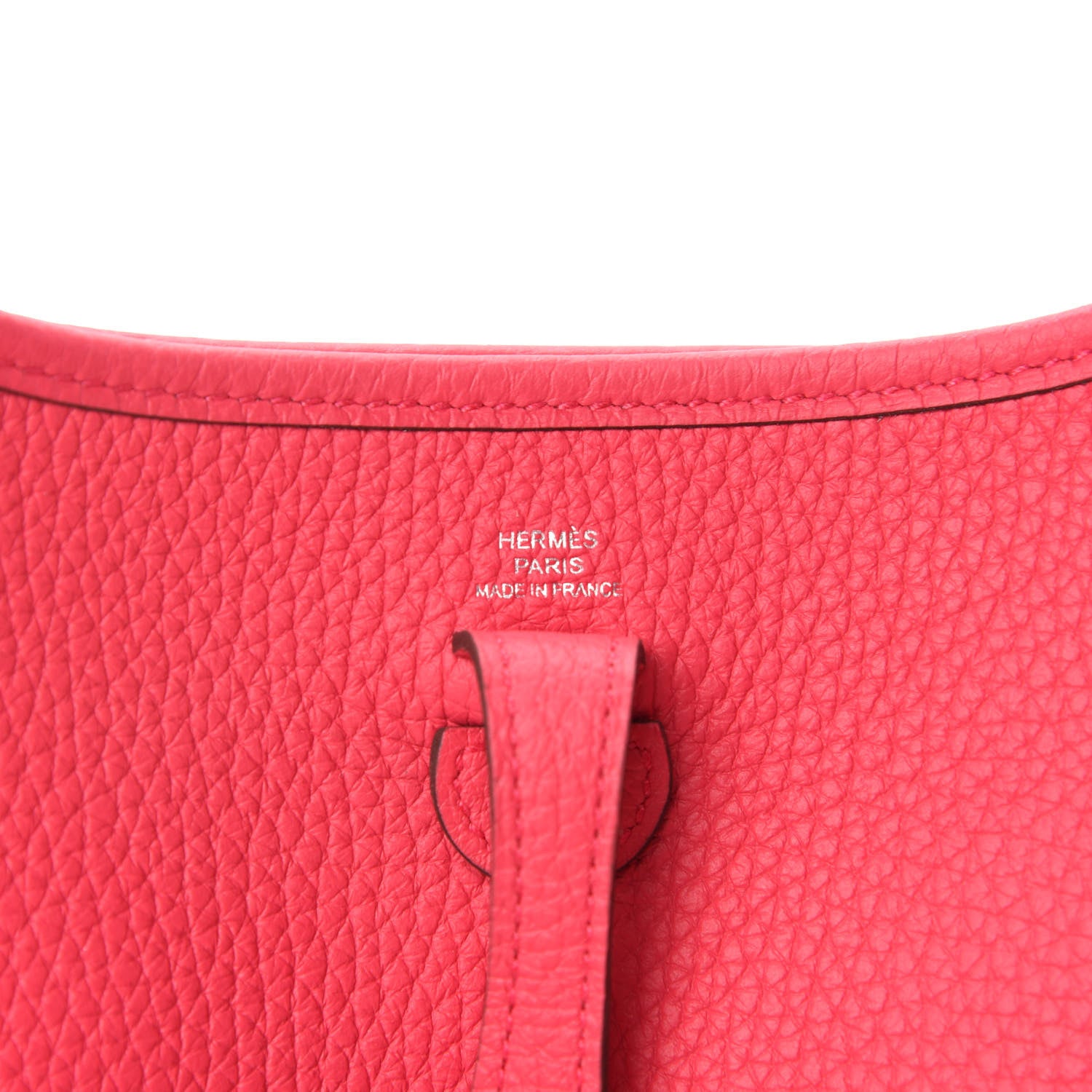 Hermes Taurillon Clemence Evelyne TPM Rose Extreme 8 of 10