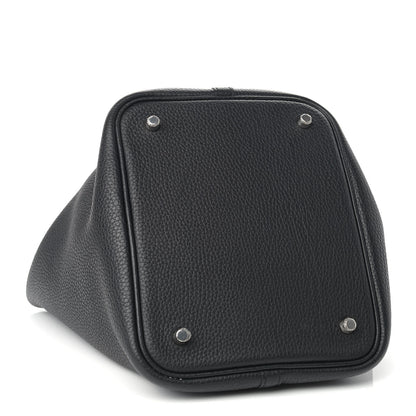 Hermes Taurillon Clemence Picotin Lock 22 MM Black 4 of 9