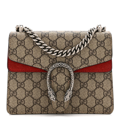 Gucci GG Supreme Monogram Mini Dionysus Shoulder Bag Hibiscus Red 1 of 10