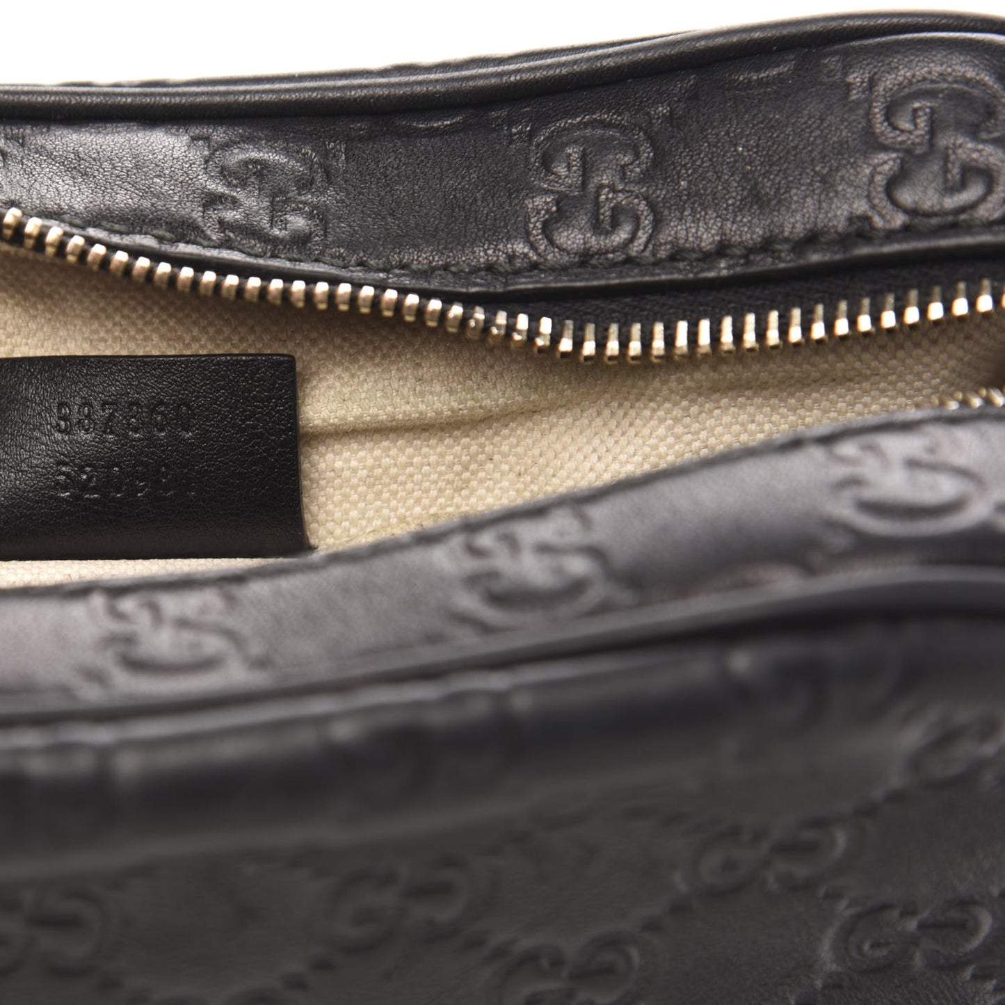 Guccissima Mini Bree Messenger Bag Black