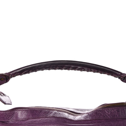 Balenciaga Agneau Classic Hardware Day Hobo Raisin 15 of 25