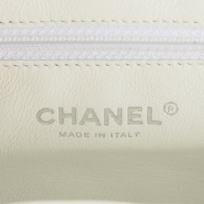 Chanel Caviar Quilted Timeless Clutch White 6 of 7