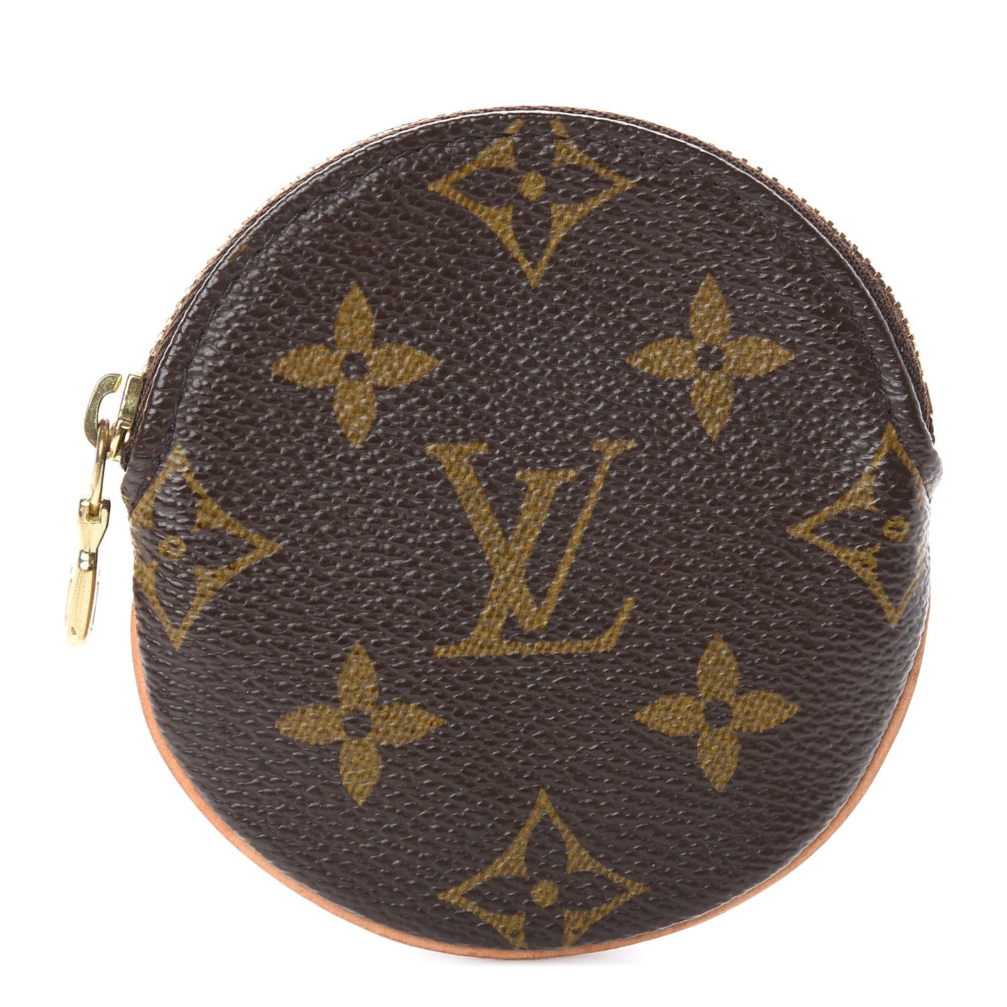 Monogram Round Coin Purse