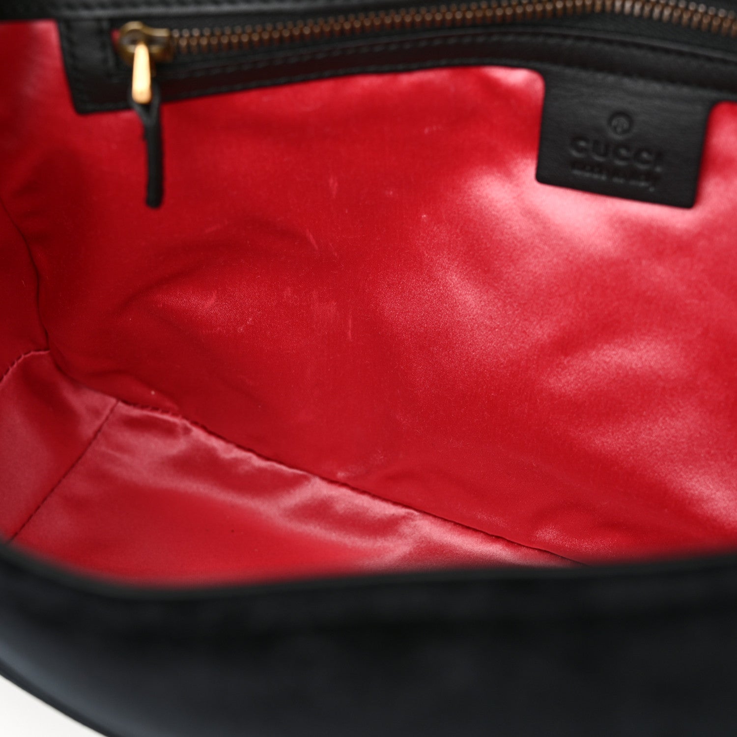 Gucci Velvet Matelasse Medium GG Marmont Shoulder Bag Black 11 of 11