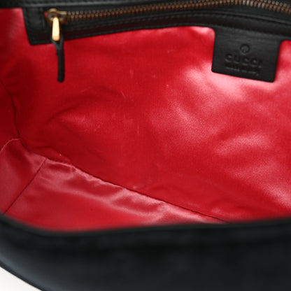 Gucci Velvet Matelasse Medium GG Marmont Shoulder Bag Black 11 of 11