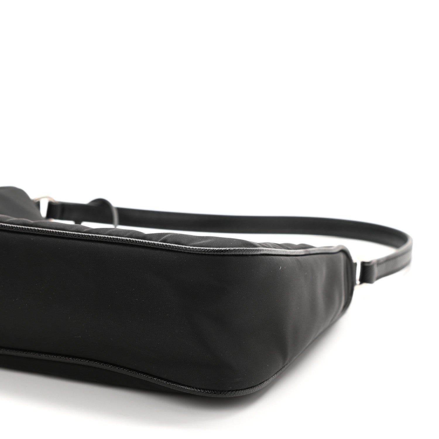 Prada Tessuto Nylon Saffiano Mini Re-Edition 2005 Bag Black 9 of 9