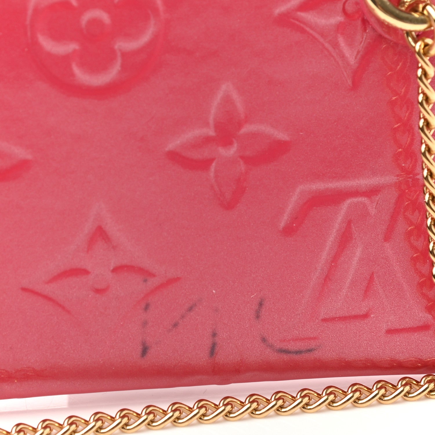Louis Vuitton Vernis Envelope Plate Pouch Framboise 8 of 9