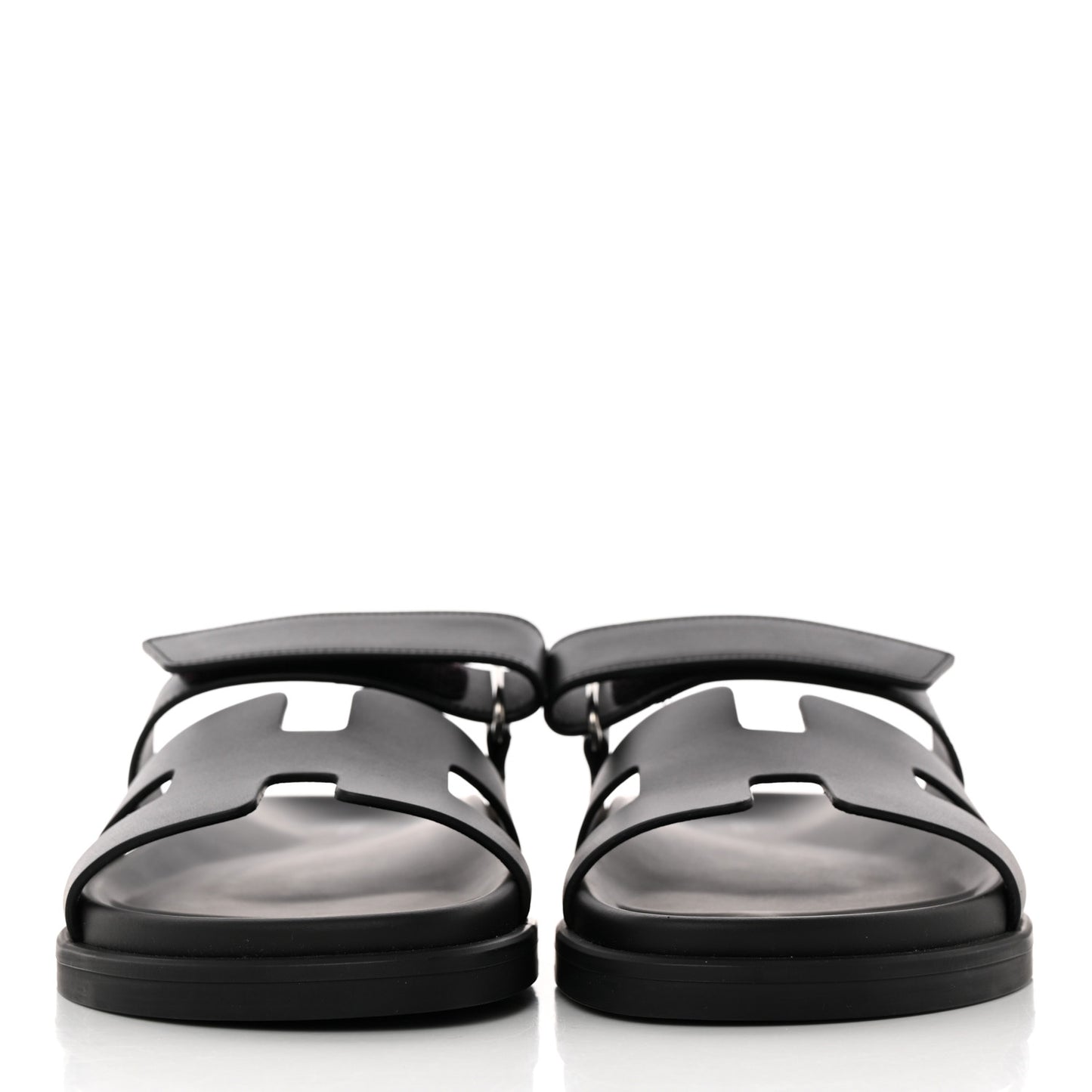 Calfskin Womens Chypre Sandals 38 Black