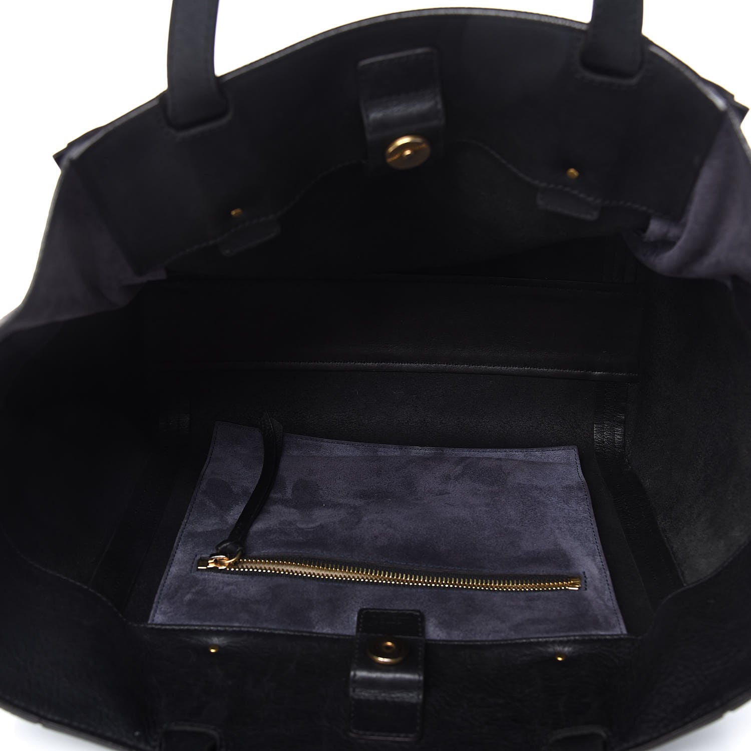 Chloe Smooth Calfskin Medium Milo Shopping Tote Black 5 of 20
