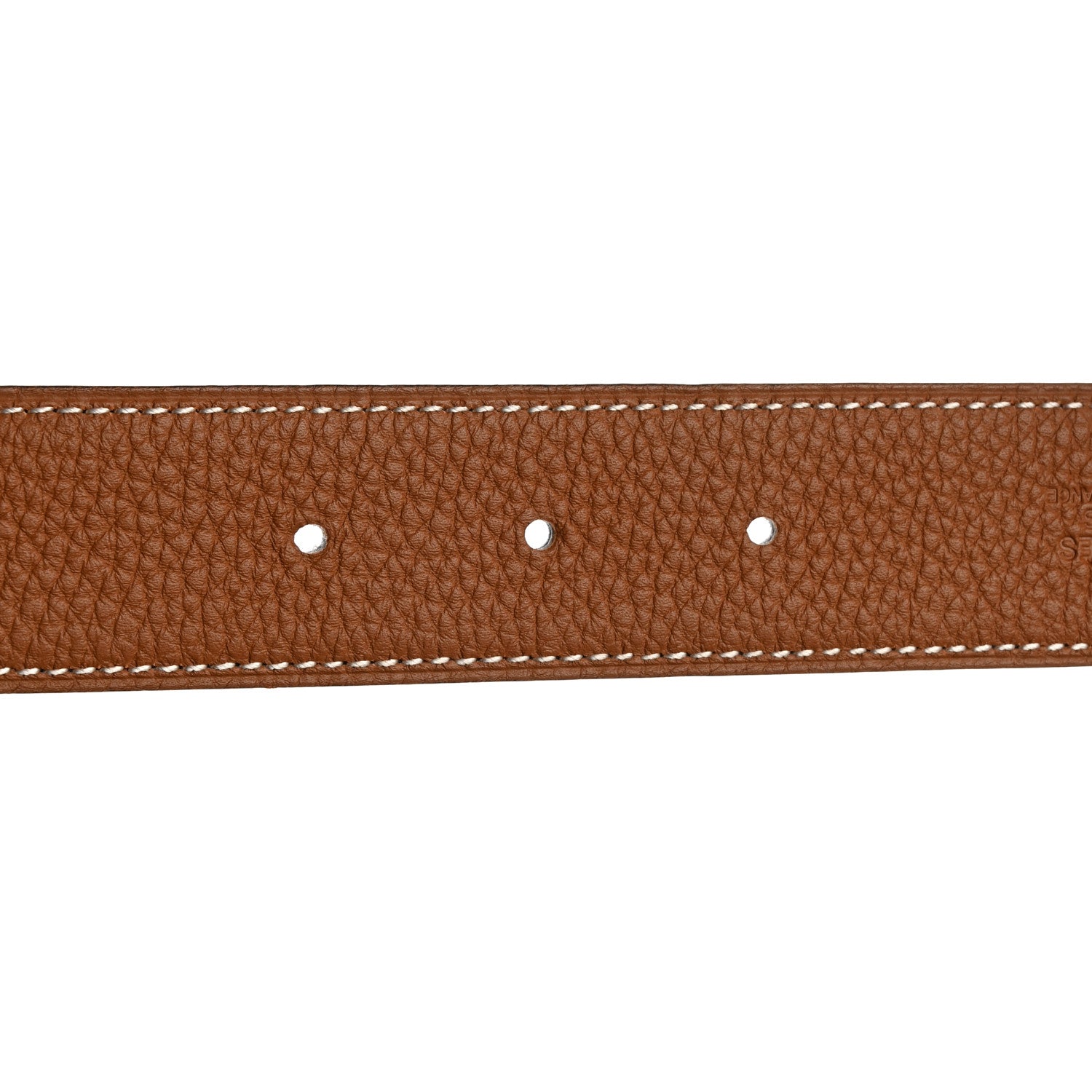Hermes Box Togo 32mm H Belt 80 32 Black Gold 5 of 8
