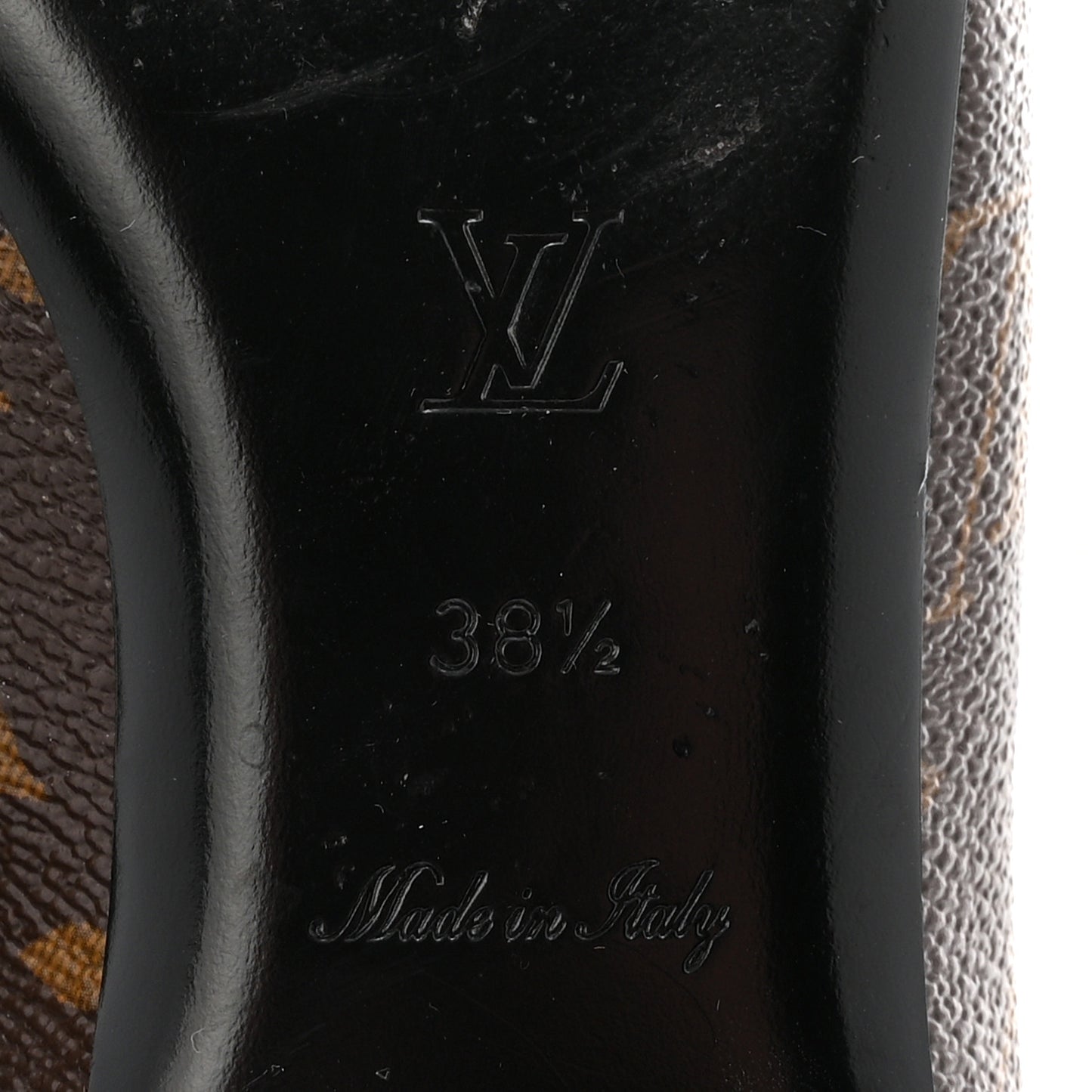 Monogram Upper Case Flat Loafer 38.5