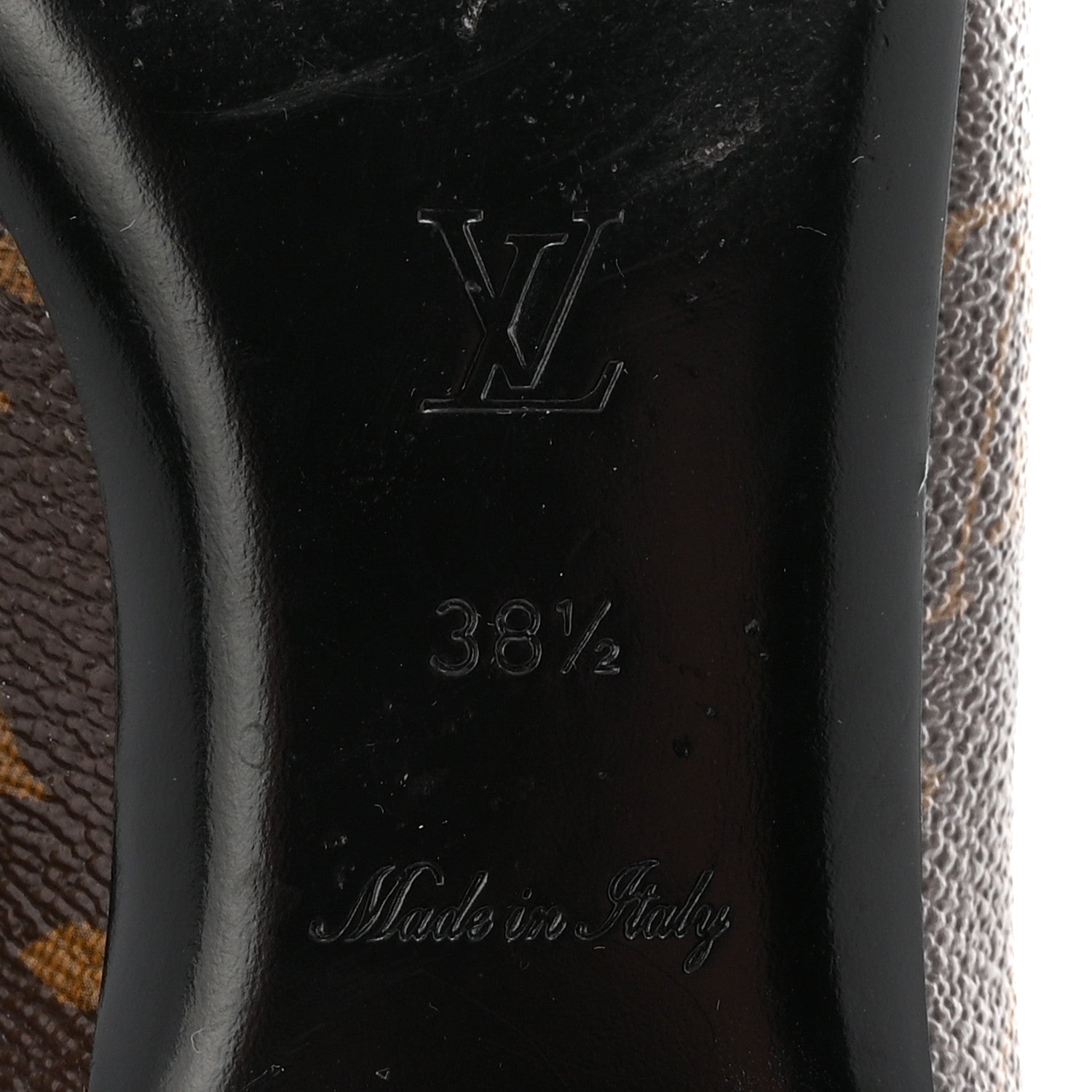 Louis Vuitton Monogram Upper Case Flat Loafer 38.5 7 of 9