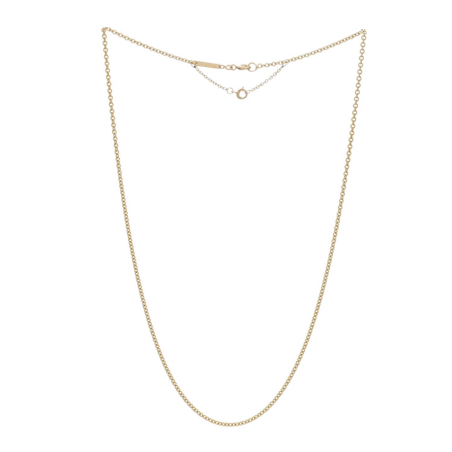 Cartier 18K Yellow Gold Forsa Link Chain Necklace 2 of 4