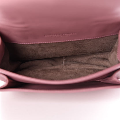 Bottega Veneta Nappa Lizard Intrecciato Flap Crossbody Bag Watteau 5 of 12