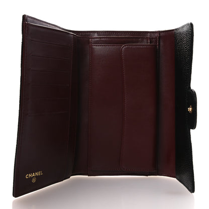 Chanel Caviar Quilted Large Flap Wallet Black 5 of 8