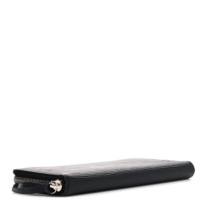 Louis Vuitton Epi Clemence Wallet Black 4 of 7