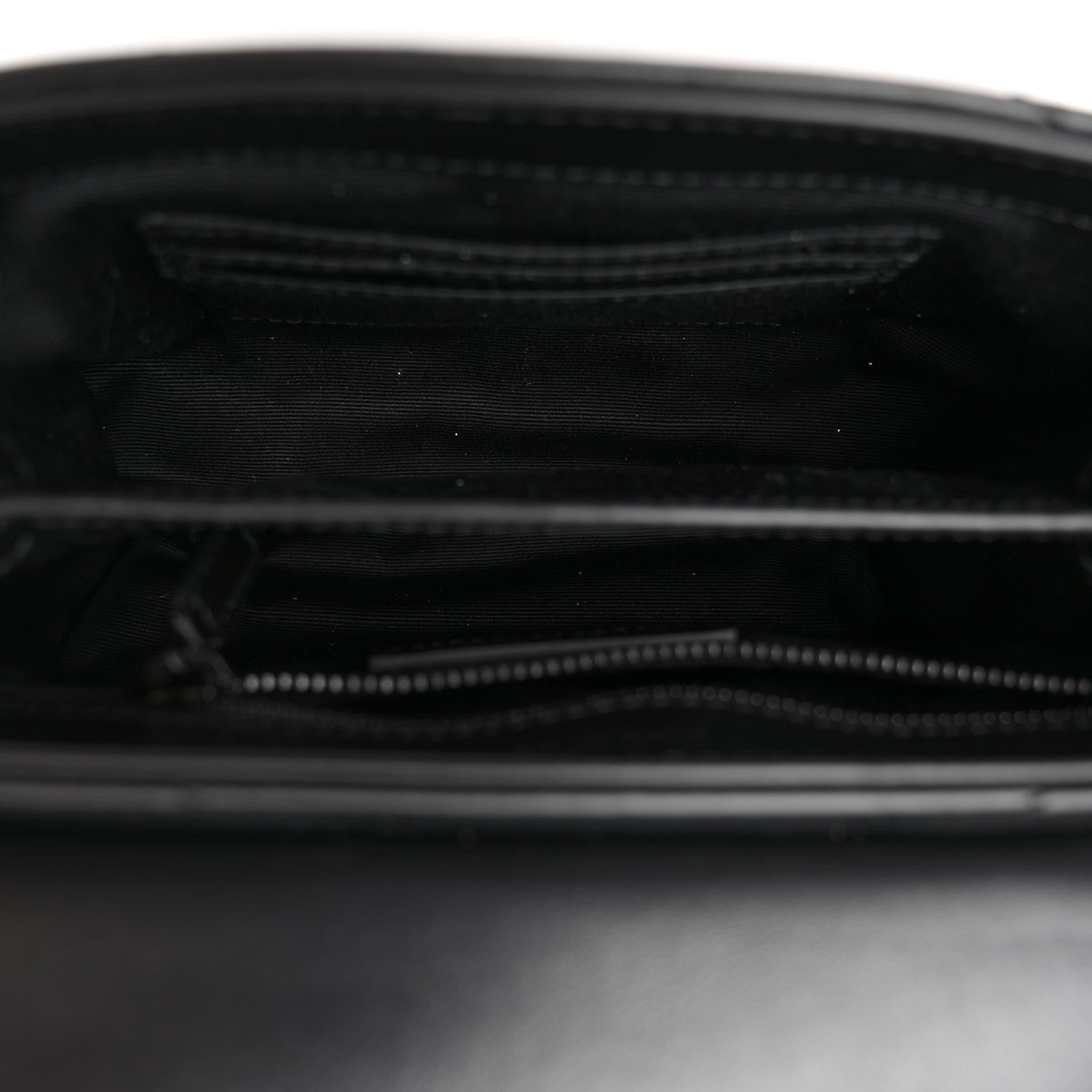 Saint Laurent Calfskin Y Quilted Monogram Monochrome Toy Loulou Crossbody Bag Black 5 of 10