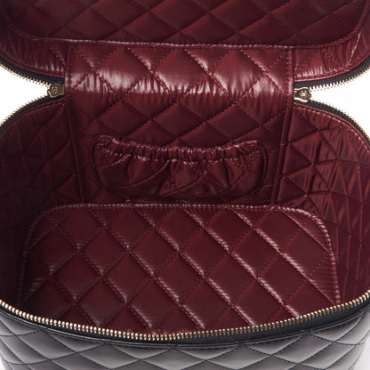 Chanel Lambskin Quilted Large Vanity Pouch Black 7 of 10