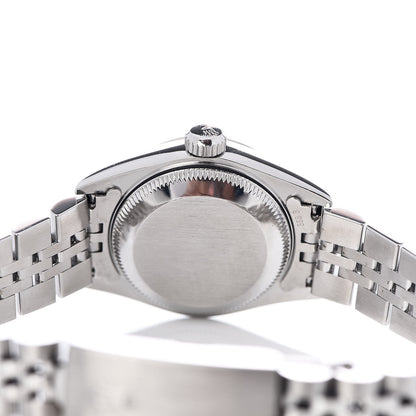 Rolex Stainless Steel 18K White Gold 26mm Oyster Perpetual Datejust Watch White Roman 69174 5 of 5