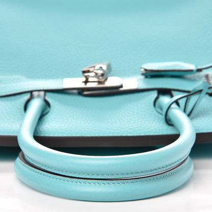 Hermes Taurillon Clemence Birkin 30 Bleu Atoll 33 of 34