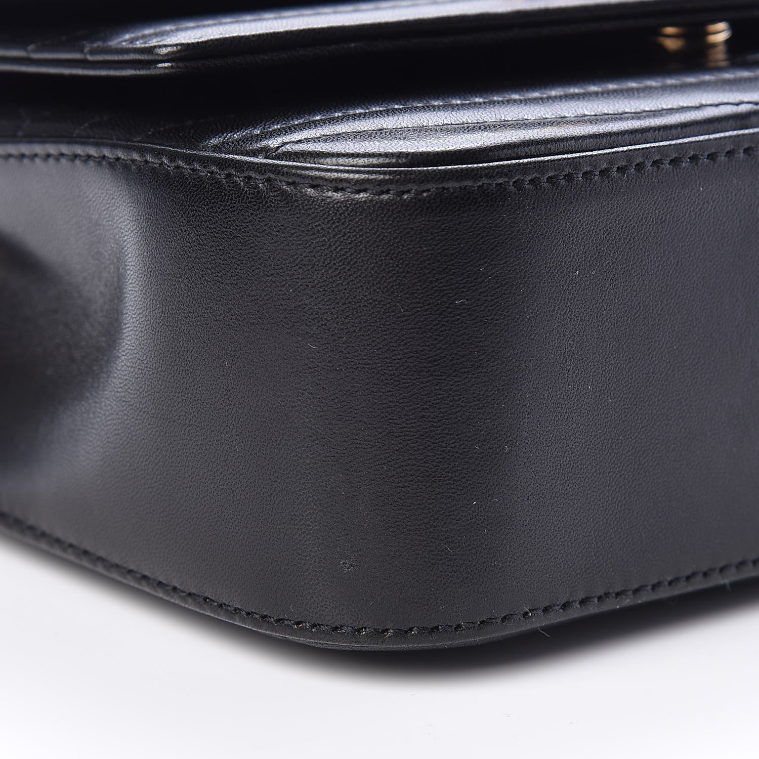 Saint Laurent Lambskin Matelasse Chevron Monogram Small Sulpice Bag Black 10 of 11
