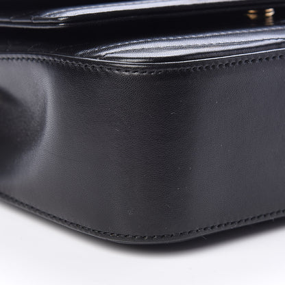 Saint Laurent Lambskin Matelasse Chevron Monogram Small Sulpice Bag Black 10 of 11