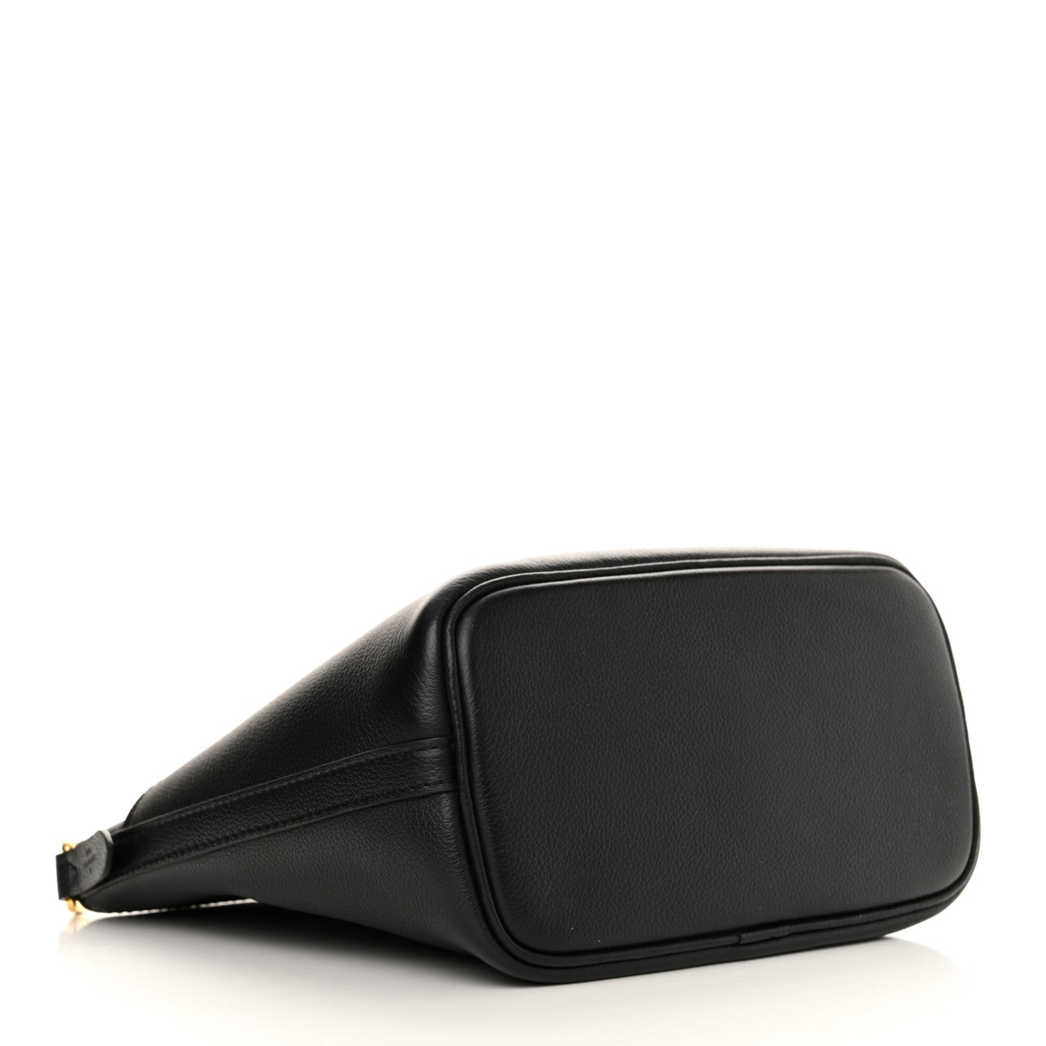 Louis Vuitton Calfskin Lock and Walk Bucket Black 4 of 12