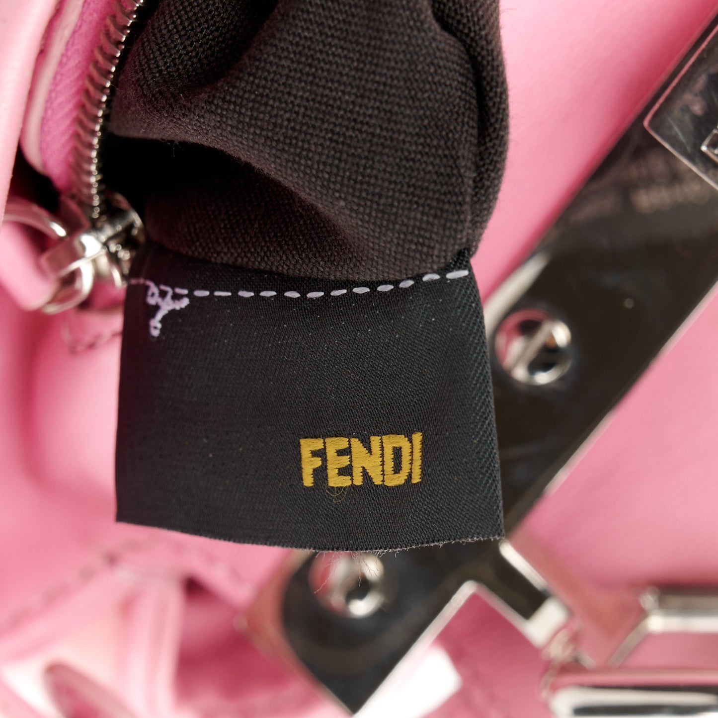 Shearling Nappa Mini Peekaboo Iconic Satchel Lollypop